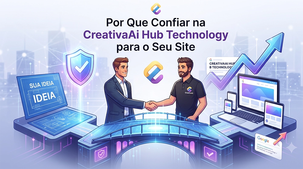 Por Que Confiar na CreativaAi Hub Technology para Desenvolver o Site da Sua Empresa?